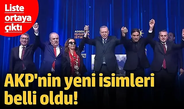  AKP'nin yeni isimleri ve A takımı belli oldu!